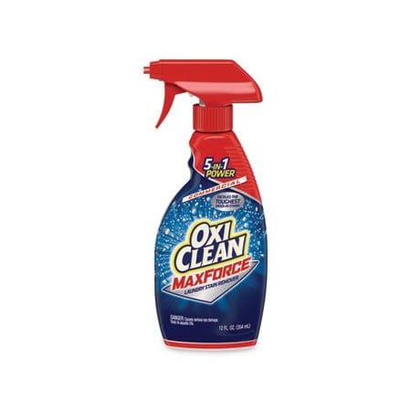 Church & Dwight Co. OxiClean, Max Force Stain Remover, 12oz Spray Bottle, 12PK 5703700070CT